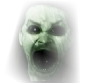 😱 horror, scary, creepy, face, monster, evil telegram sticker