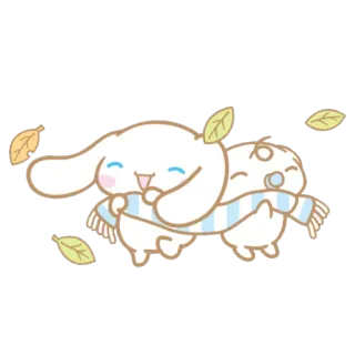 😇 Cinnamoroll cute, kawaii, sanrio, character, cinnamoroll telegram sticker