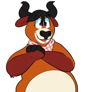 FuzzyRedBull telegram stickers