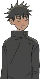 😧 Megumi Fushiguro Jujutsu Kaisen Аниме, Манга, Jujutsu Kaisen, Мегуми Фушигуро, Персонаж, Вымышленный telegram sticker