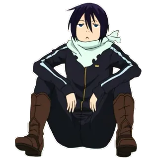 😕 Yato Noragami anime, yato, noragami, character, god whatsapp sticker