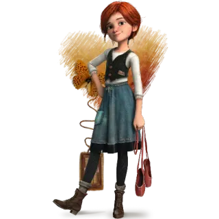 😊 Félicie Ballerina ballerina, film, danza, animato, Félicie, ballerino whatsapp sticker