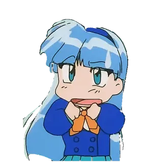 😧 Anime, Desenho animado, Chibi, Fofo, Personagem telegram sticker