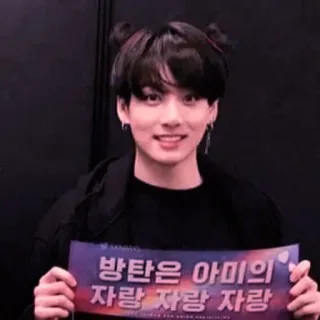 🍼 Jungkook 방탄은 아미의 자랑 자랑 자랑 KPOP, BTS, アイドル, 韓国 telegram sticker