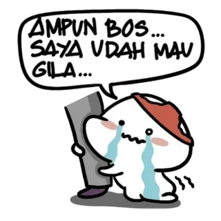 Pentol Stress whatsapp stickers