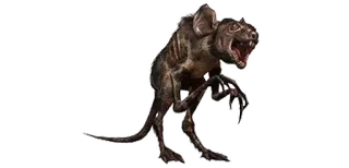 🐀 สัตว์ประหลาด, ปีศาจ, สยองขวัญ, แฟนตาซี, สัตว์, น่ากลัว telegram sticker