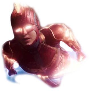 🚀 Captain Marvel 超级英雄, 女性, 飞行, 漫威, 复仇者, 漫画 telegram sticker