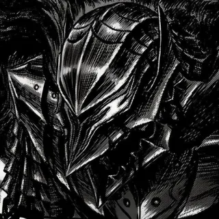 ⚔ Guts Berserk Manga, Armadura, Espada, Guerrero, Anime telegram sticker