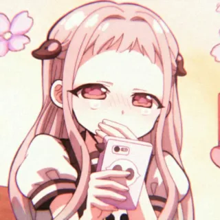 🐇 Nene Yashiro Toilet-bound Hanako-kun Anime, Mignon, Nene, Yashiro, Kawaii telegram sticker
