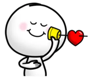 💘 amore, cuore, carino, personaggio, relazione, illustrazione telegram sticker
