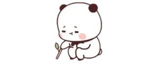 ✨ Panda, Triste, Carino, Animale, Kawaii telegram sticker