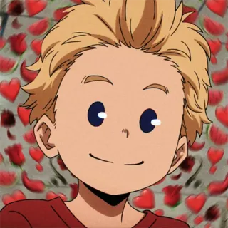 🎒 Mirio Togata My Hero Academia anime, My Hero Academia, Mirio Togata, cartoon, smiling, cute, hero telegram sticker