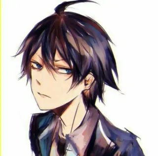 ⛓ Anime, Manga, Porträt, Mann, Cartoon, Charakter whatsapp sticker
