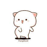 💃 кот, милый, животное, стикер, мультфильм telegram sticker