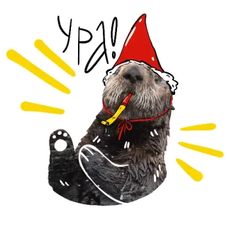 Каланимся с WWF России telegram stickers
