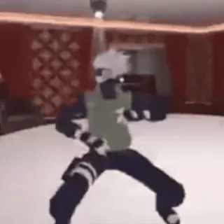 😃 Kakashi Naruto Anime, Ninja, Kakashi, Manga, Danse telegram sticker