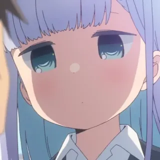 🤍 Anime, Manga, Dibujo animado, Ilustración, Retrato, Chica telegram sticker