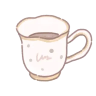 ☕️ tasse, mug, boisson, breuvage, café, thé, porcelaine telegram sticker