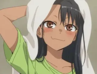 🙂 Nagatoro Don't Toy with Me, Miss Nagatoro 애니메이션, 만화, 나나시, 만화, 여자, 캐릭터 telegram sticker