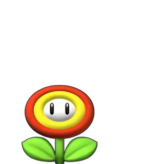 😛 fiore, fuoco, videogioco, Super Mario, potenziamento telegram sticker