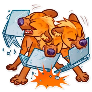 Hyena telegram stickers