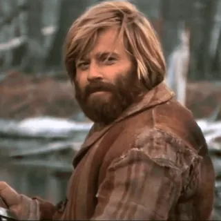 👍 Jeremiah Johnson film, postać, portret, aktor, film telegram sticker