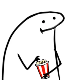 🌟 popcorn, movie, watching, entertainment, food whatsapp sticker
