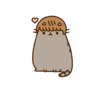 🐱 Pusheen kat, Pusheen, schattig, kawaii, dier telegram sticker