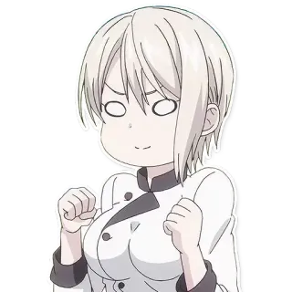 ☺️ Alice Nakiri Food Wars!: Shokugeki no Soma Anime, Charakter, Essen, Manga telegram sticker