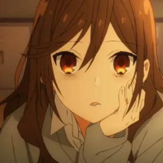 😴 Hori Kyouko Horimiya Anime, Horimiya, Hori Kyouko, Lindo, Dibujos animados, Manga telegram sticker