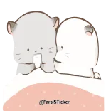 😘 @FarsiSticker imut, hewan, stiker, kucing, kartun telegram sticker