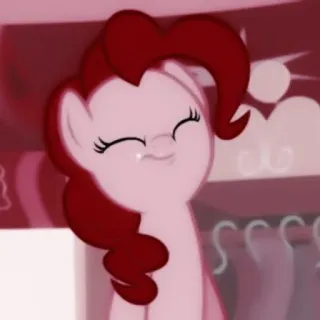 🎉 Pinkie Pie My Little Pony Kreskówka, Kucyk, Pinkie Pie, My Little Pony, Słodkie, Przyjaźń telegram sticker