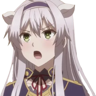 😟 Anime, Ragazza anime, Personaggio, Carino, Femminile telegram sticker