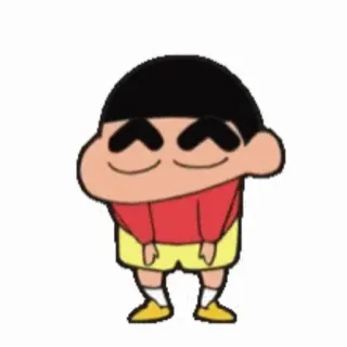 🙂 Shin-chan Crayon Shin-chan Cartone animato, Anime, Personaggio, Divertente, Carino, Shin-chan, Crayon Shin-chan telegram sticker