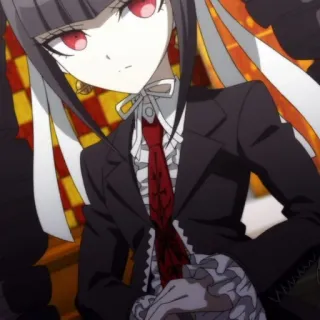 🃏 Celestia Ludenberg Danganronpa Anime, Personagem, Gótico, Elegante, Celestia Ludenberg, Danganronpa telegram sticker