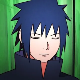 🍙 Sasuke Uchiha Naruto anime, sasuke, uchiha, naruto, manga, personaje whatsapp sticker