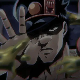 🗡 Jotaro Kujo JoJo's Bizarre Adventure anime, jojo, jotaro, character, jjba telegram sticker