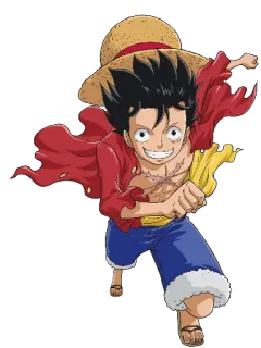 🏃 Monkey D. Luffy One Piece 애니메이션, 만화, 원피스, 루피, 밀짚모자, 해적, 만화 telegram sticker