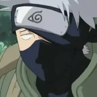 ⚡️ Kakashi Naruto anime, kakashi, naruto, character, manga telegram sticker