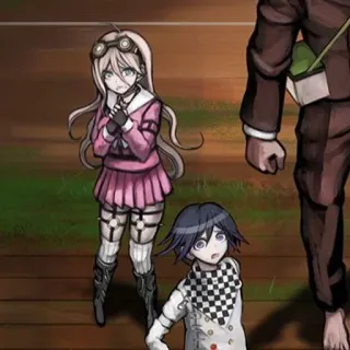 🔩 Miu Iruma, Kokichi Oma Danganronpa anime, Danganronpa, Miu Iruma, Kokichi Oma telegram sticker
