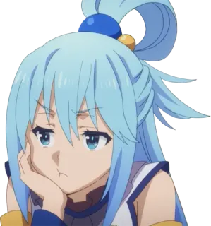 Aqua sama - @Otakuzdream telegram stickers