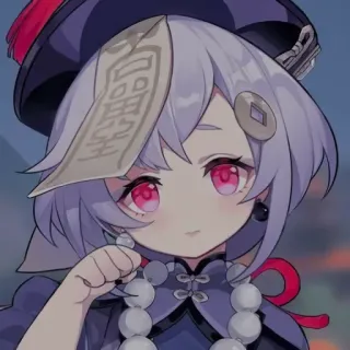 🙂 Qiqi Genshin Impact Anime, Video game, Genshin Impact, Qiqi, Fofo whatsapp sticker