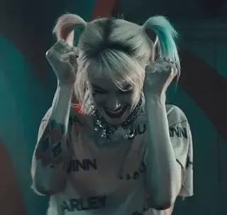 💎 Harley Quinn QUIN HARLEY Harley Quinn, DC Comics, Suicide Squad, Margot Robbie telegram sticker