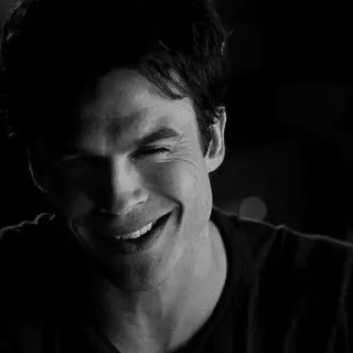 ▪️ Damon Salvatore The Vampire Diaries wampir, Ian Somerhalder, serial, nadprzyrodzone, dramat telegram sticker