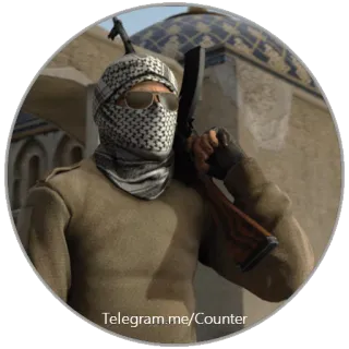 🔫 Telegram.me/Counter เคาน์เตอร์ สไตรค์, ผู้ก่อการร้าย, อาวุธ, csgo, ปืนไรเฟิล, ทหาร, เกมยิง telegram sticker