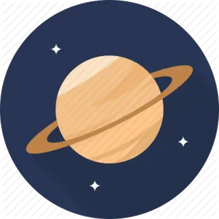 🌐 saturn, planet, space, astronomy, stars, universe telegram sticker
