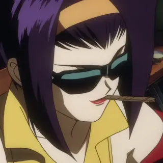 ❤️ Faye Valentine Cowboy Bebop Anime, Faye Valentine, Cowboy Bebop, Kartun, Wanita, Karakter telegram sticker