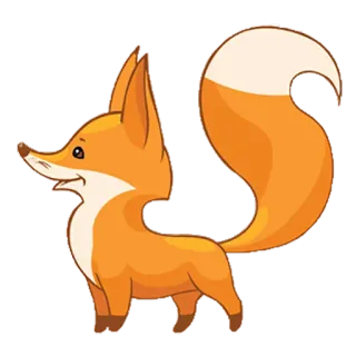😋 лиса, животное, дикая природа, милый, оранжевый, природа telegram sticker