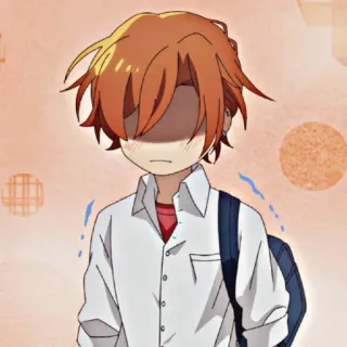 😂 Anime, Personnage, Écolier, Garçon, Uniforme scolaire, Étudiant, Manga telegram sticker