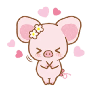 kawaii_piggy telegram stickers